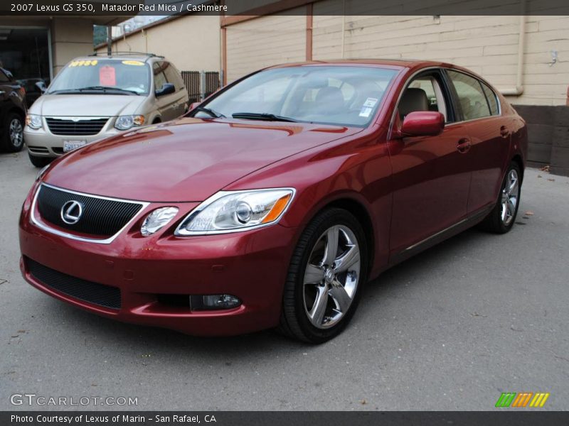 Matador Red Mica / Cashmere 2007 Lexus GS 350