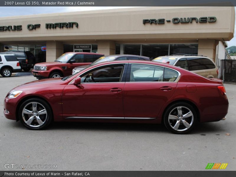 Matador Red Mica / Cashmere 2007 Lexus GS 350