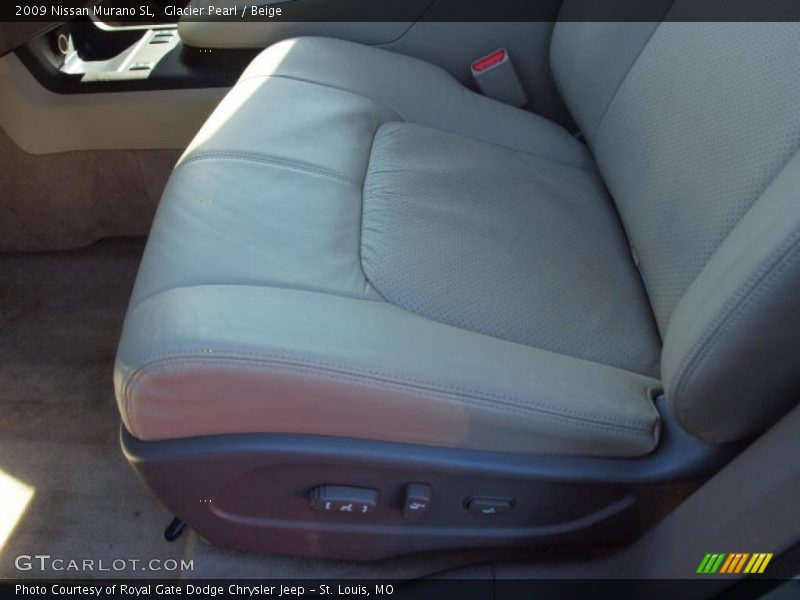 Glacier Pearl / Beige 2009 Nissan Murano SL