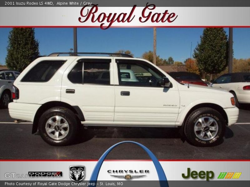 Alpine White / Gray 2001 Isuzu Rodeo LS 4WD