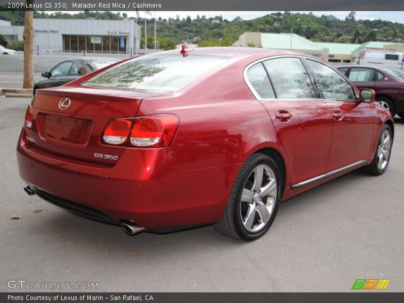 Matador Red Mica / Cashmere 2007 Lexus GS 350