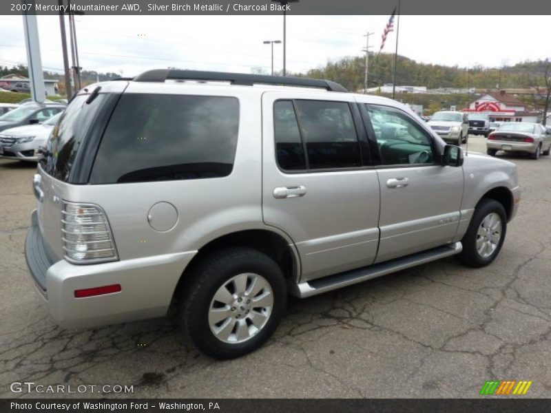 Silver Birch Metallic / Charcoal Black 2007 Mercury Mountaineer AWD
