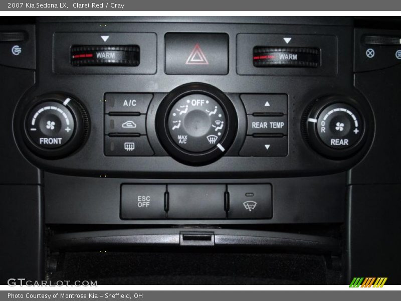 Claret Red / Gray 2007 Kia Sedona LX