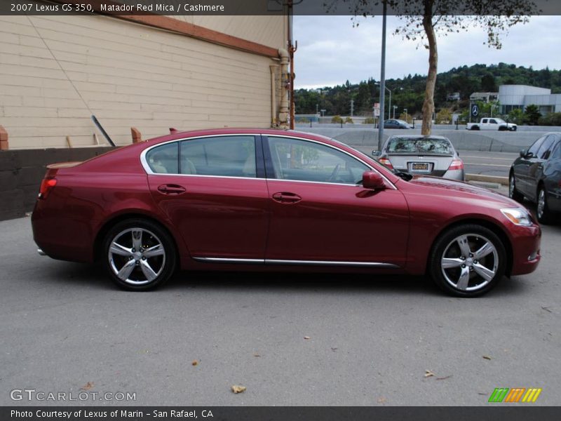 Matador Red Mica / Cashmere 2007 Lexus GS 350