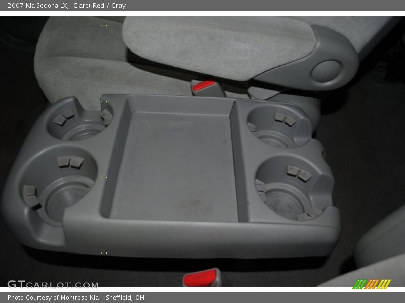 Claret Red / Gray 2007 Kia Sedona LX