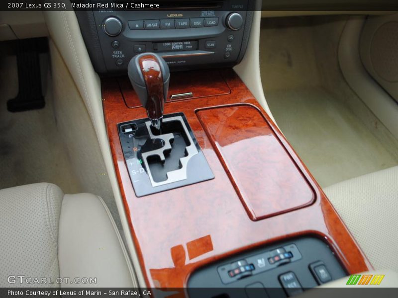 Matador Red Mica / Cashmere 2007 Lexus GS 350
