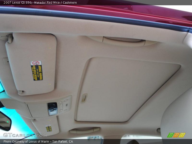 Matador Red Mica / Cashmere 2007 Lexus GS 350
