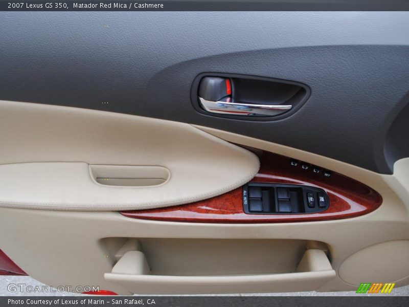 Matador Red Mica / Cashmere 2007 Lexus GS 350