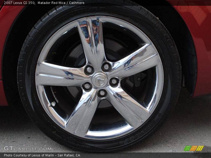 Matador Red Mica / Cashmere 2007 Lexus GS 350