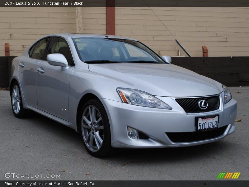 Tungsten Pearl / Black 2007 Lexus IS 350