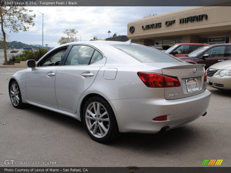 Tungsten Pearl / Black 2007 Lexus IS 350