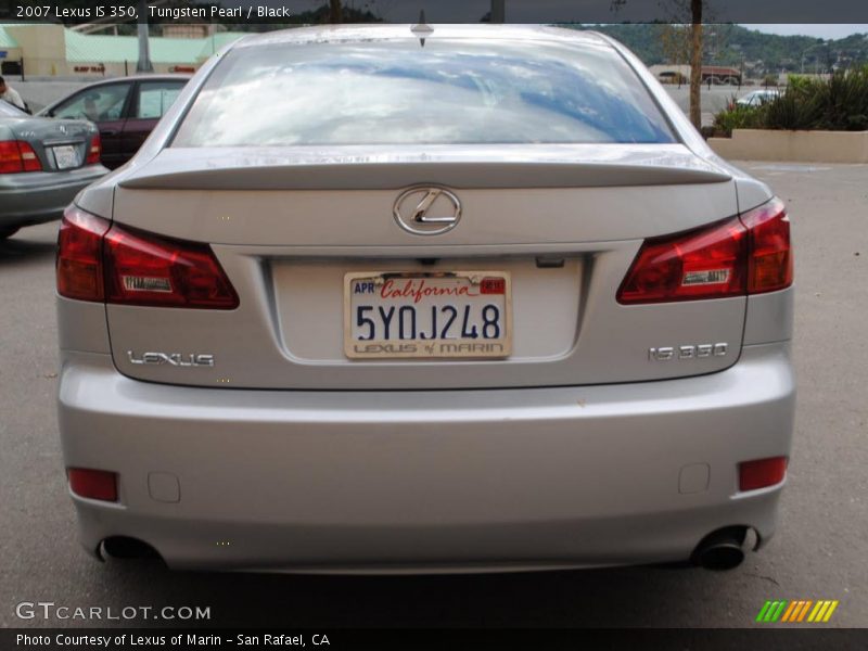 Tungsten Pearl / Black 2007 Lexus IS 350