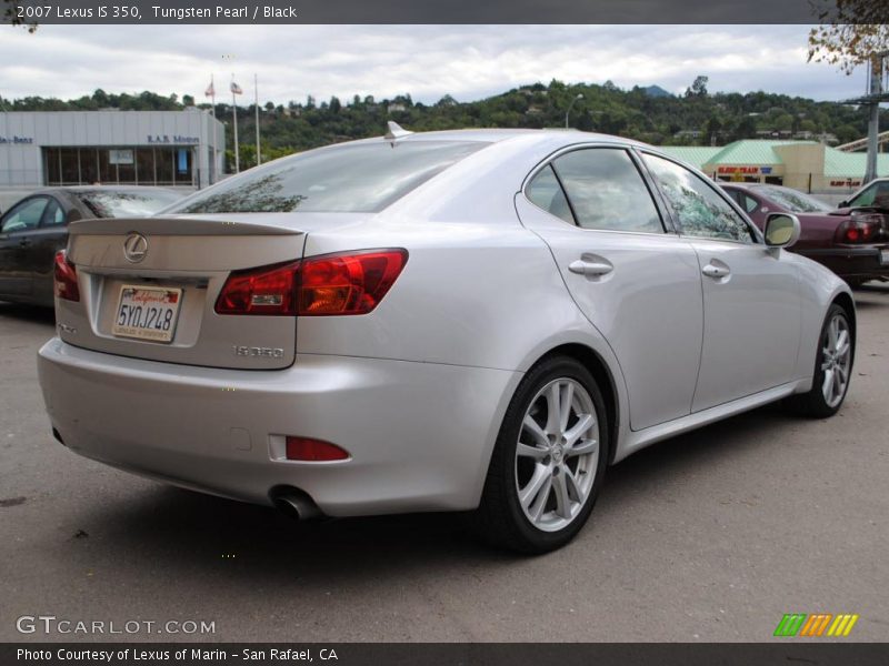 Tungsten Pearl / Black 2007 Lexus IS 350