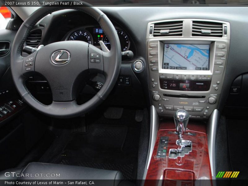 Tungsten Pearl / Black 2007 Lexus IS 350