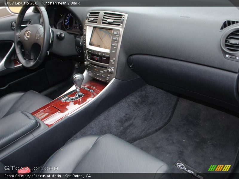 Tungsten Pearl / Black 2007 Lexus IS 350