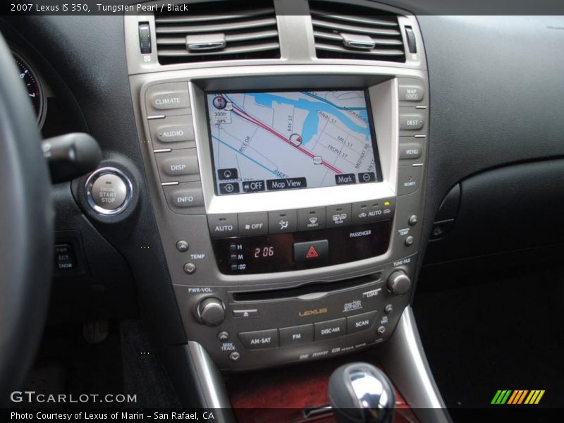 Tungsten Pearl / Black 2007 Lexus IS 350