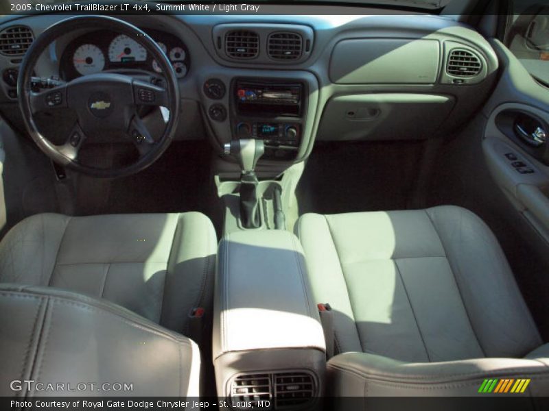 Summit White / Light Gray 2005 Chevrolet TrailBlazer LT 4x4