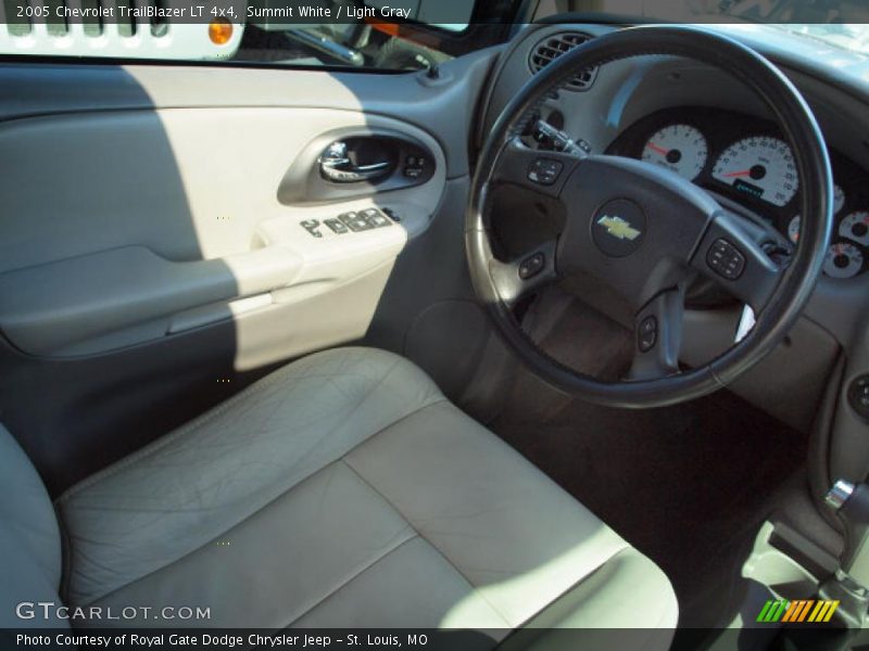Summit White / Light Gray 2005 Chevrolet TrailBlazer LT 4x4