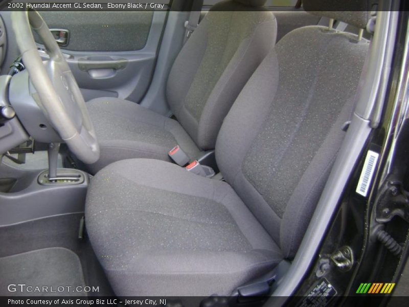  2002 Accent GL Sedan Gray Interior