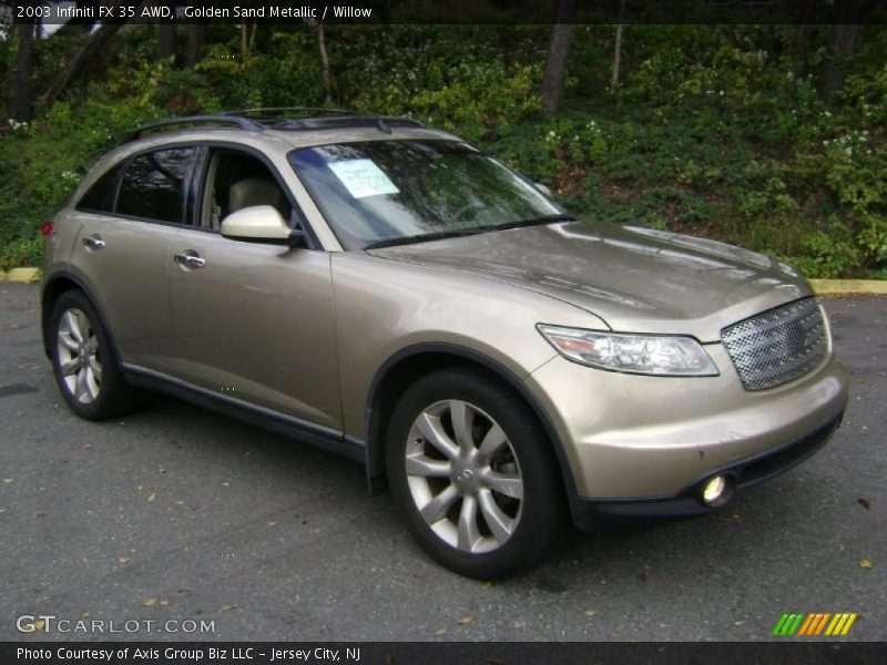 Golden Sand Metallic / Willow 2003 Infiniti FX 35 AWD