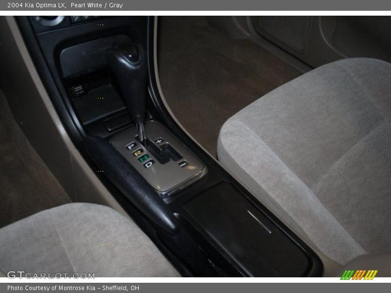 Pearl White / Gray 2004 Kia Optima LX