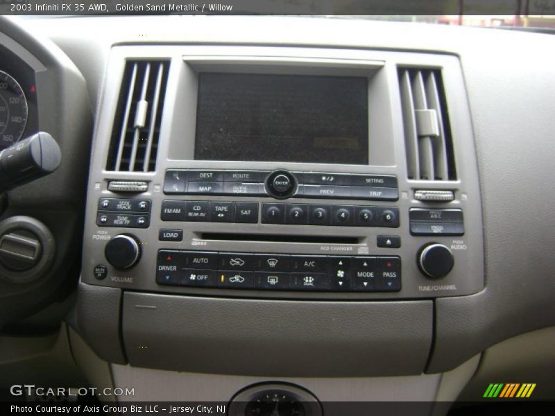 Controls of 2003 FX 35 AWD