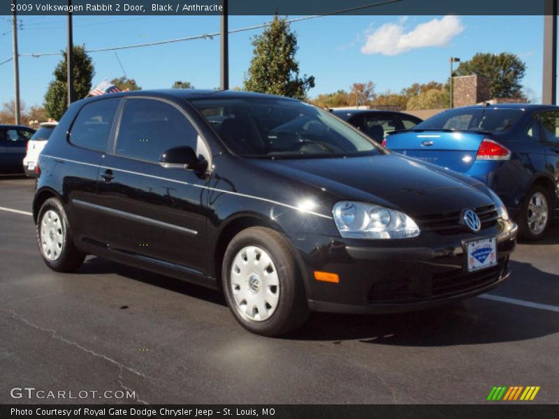 Black / Anthracite 2009 Volkswagen Rabbit 2 Door