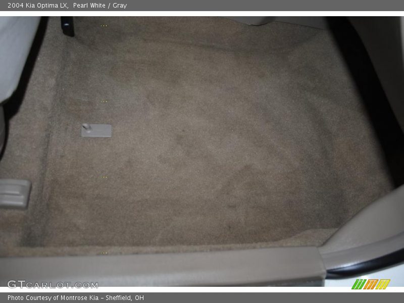 Pearl White / Gray 2004 Kia Optima LX