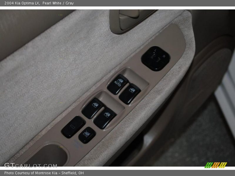 Pearl White / Gray 2004 Kia Optima LX