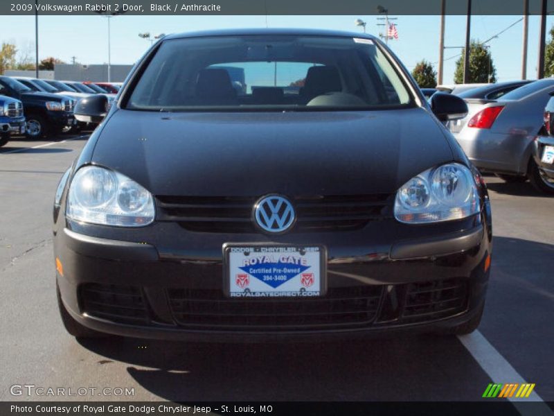 Black / Anthracite 2009 Volkswagen Rabbit 2 Door