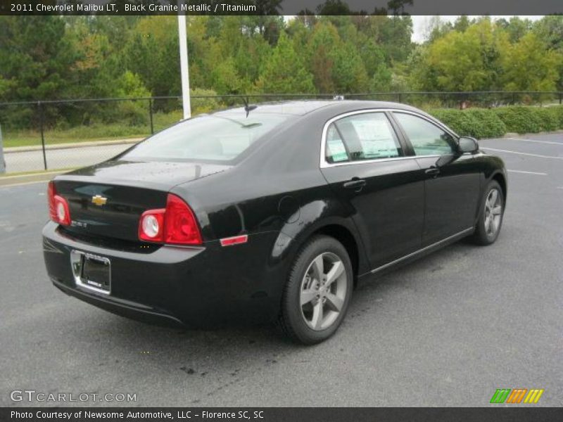 Black Granite Metallic / Titanium 2011 Chevrolet Malibu LT