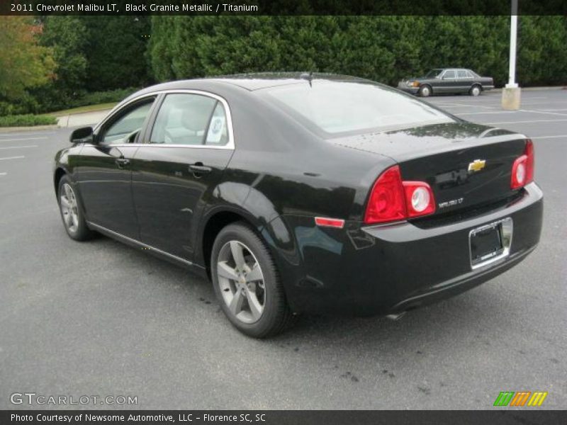 Black Granite Metallic / Titanium 2011 Chevrolet Malibu LT