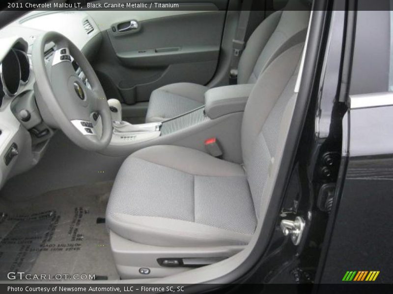 Black Granite Metallic / Titanium 2011 Chevrolet Malibu LT