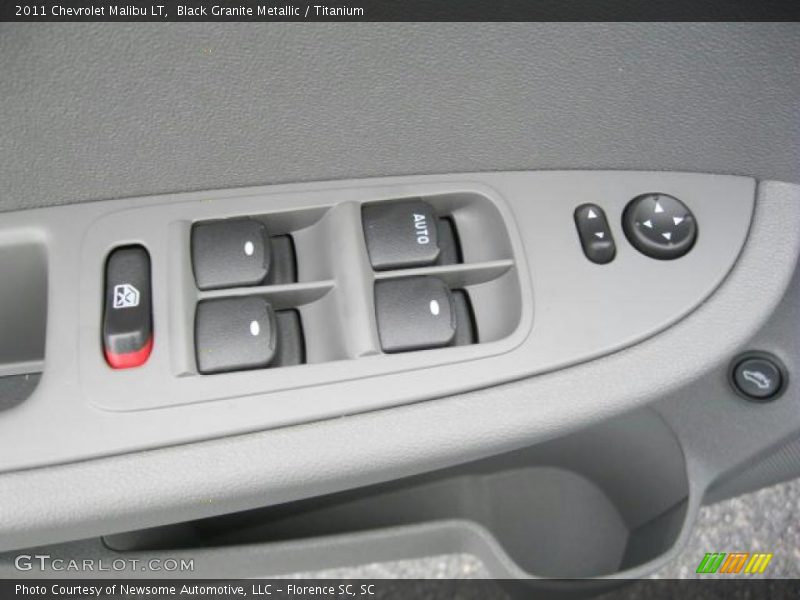 Black Granite Metallic / Titanium 2011 Chevrolet Malibu LT