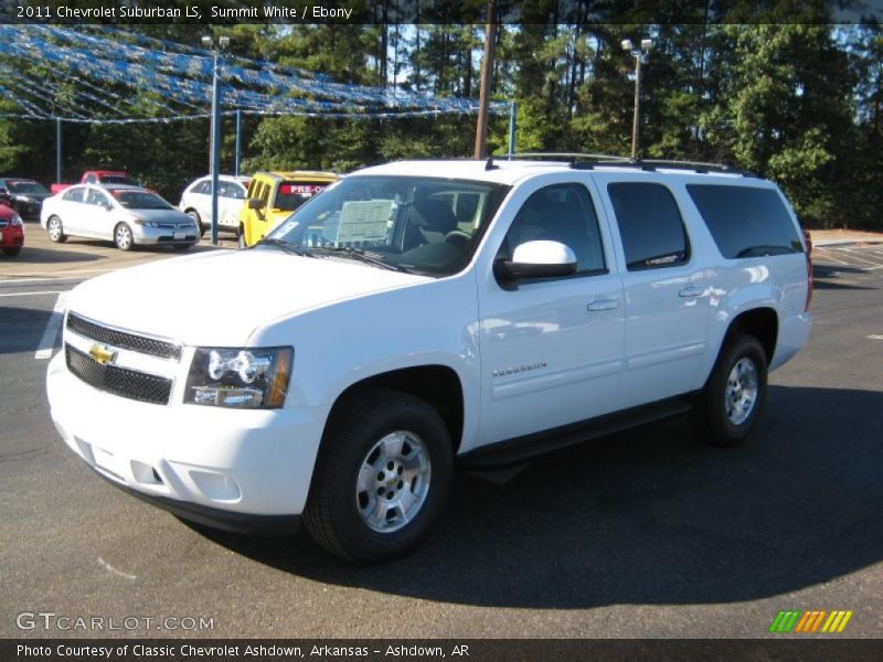 Summit White / Ebony 2011 Chevrolet Suburban LS