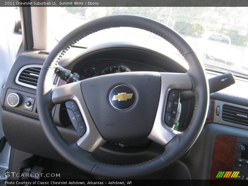 Summit White / Ebony 2011 Chevrolet Suburban LS