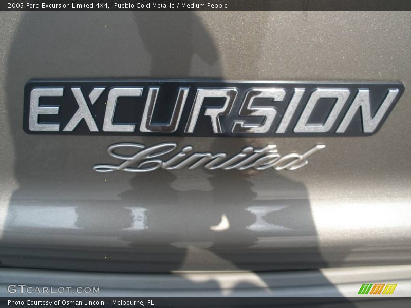 Pueblo Gold Metallic / Medium Pebble 2005 Ford Excursion Limited 4X4