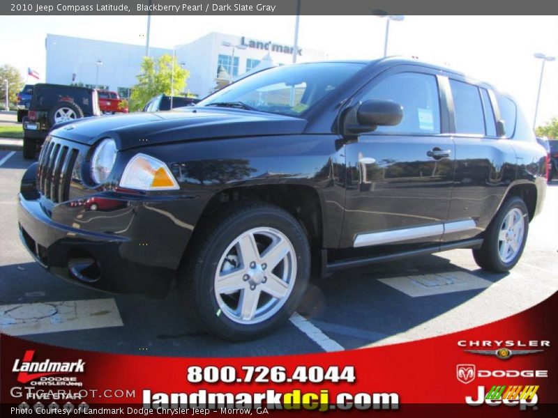 Blackberry Pearl / Dark Slate Gray 2010 Jeep Compass Latitude