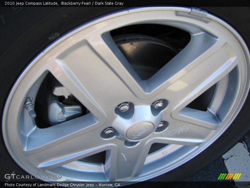 Blackberry Pearl / Dark Slate Gray 2010 Jeep Compass Latitude
