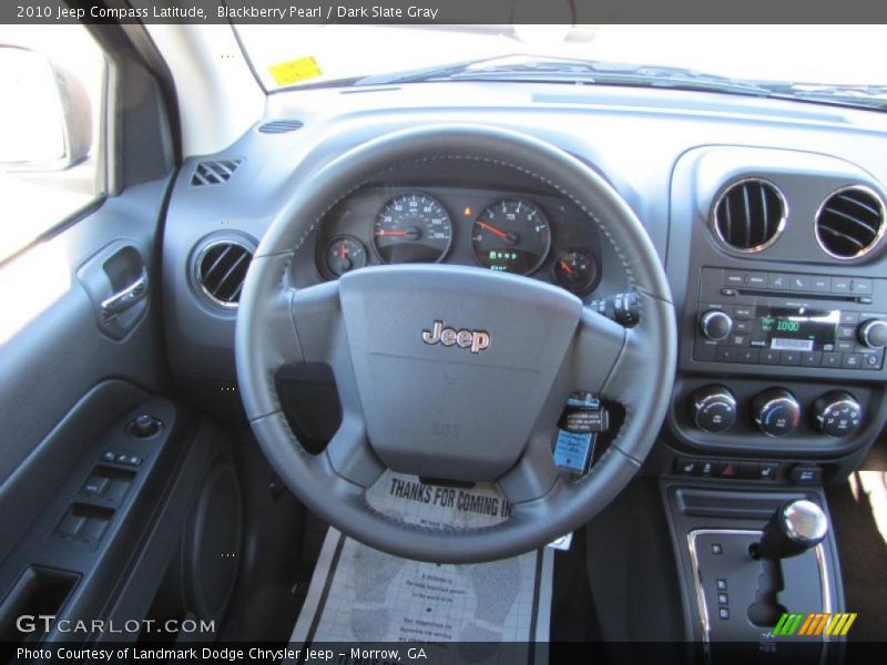 Blackberry Pearl / Dark Slate Gray 2010 Jeep Compass Latitude
