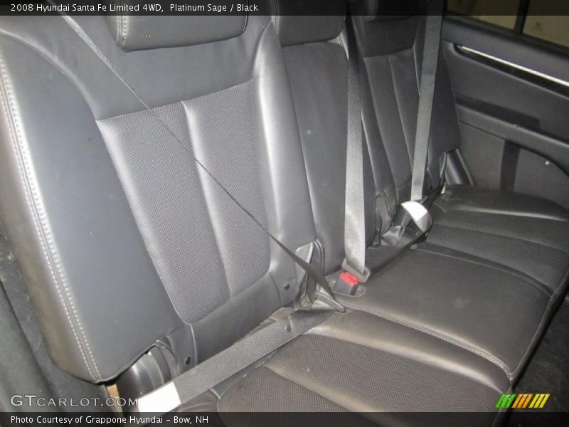  2008 Santa Fe Limited 4WD Black Interior