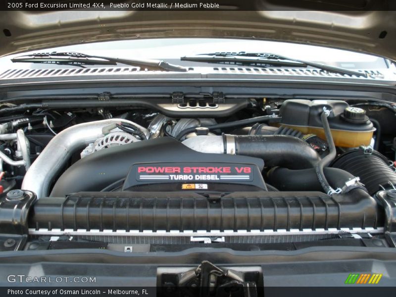 Pueblo Gold Metallic / Medium Pebble 2005 Ford Excursion Limited 4X4