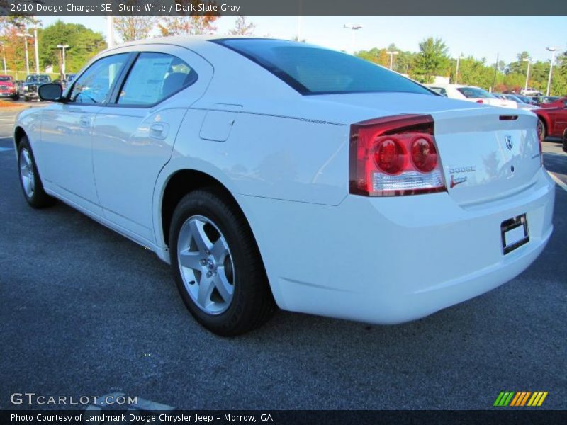 Stone White / Dark Slate Gray 2010 Dodge Charger SE