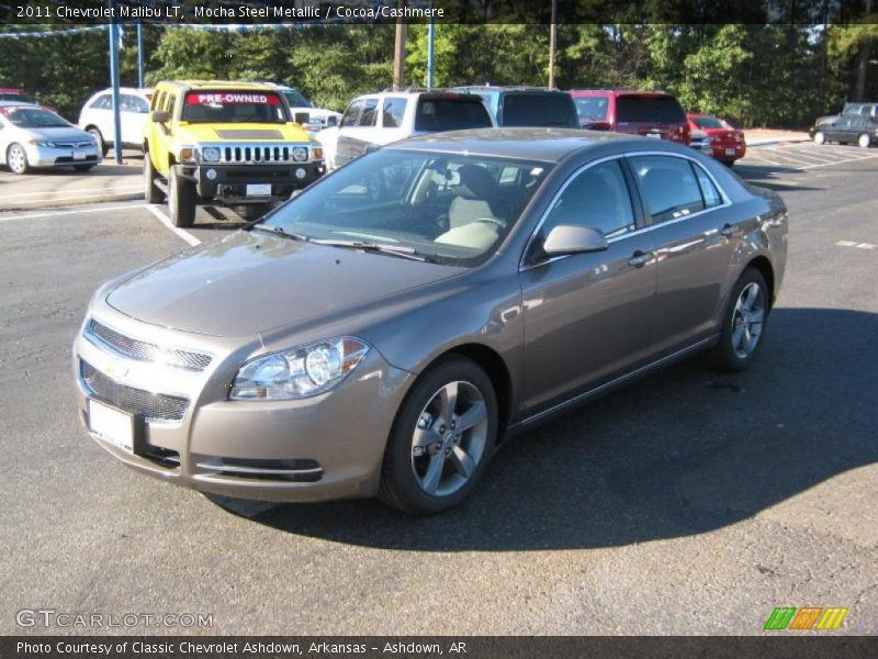 Mocha Steel Metallic / Cocoa/Cashmere 2011 Chevrolet Malibu LT