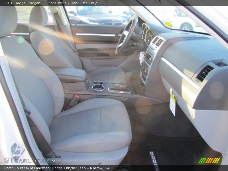 Stone White / Dark Slate Gray 2010 Dodge Charger SE