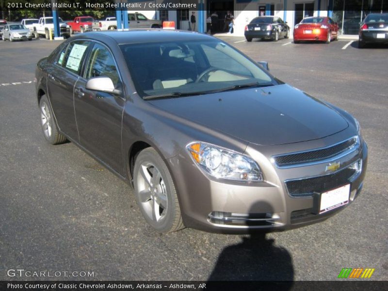 Mocha Steel Metallic / Cocoa/Cashmere 2011 Chevrolet Malibu LT