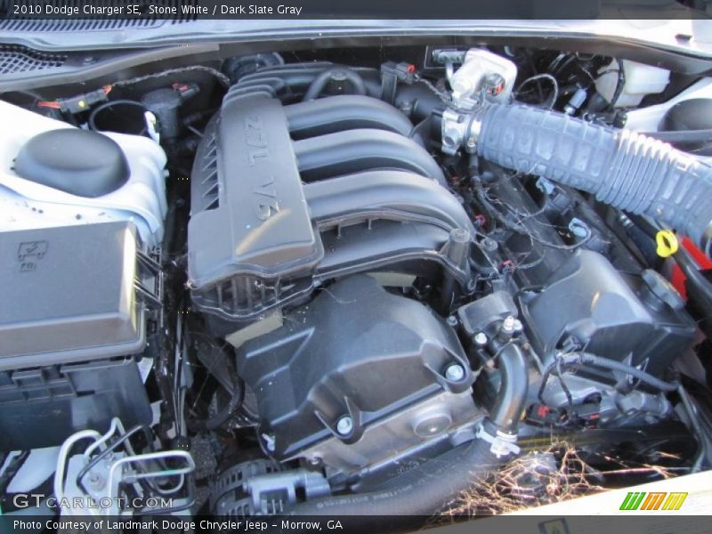 Stone White / Dark Slate Gray 2010 Dodge Charger SE