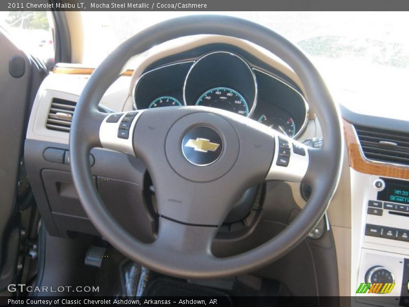 Mocha Steel Metallic / Cocoa/Cashmere 2011 Chevrolet Malibu LT