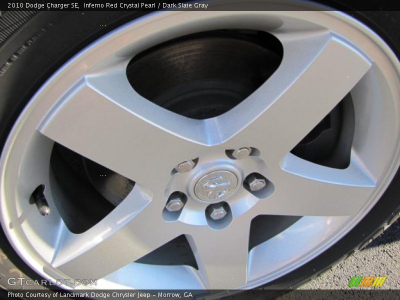 Inferno Red Crystal Pearl / Dark Slate Gray 2010 Dodge Charger SE