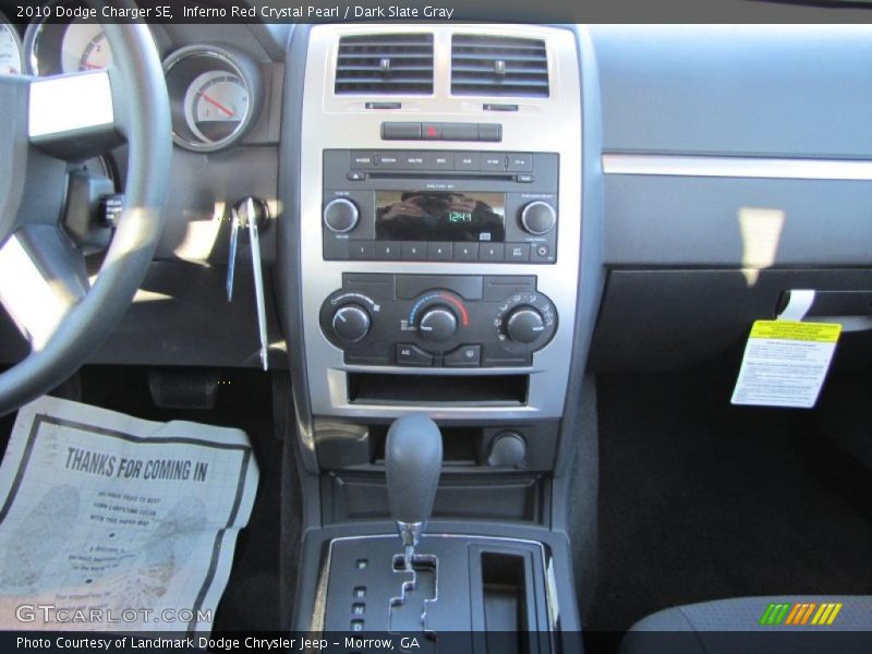 Inferno Red Crystal Pearl / Dark Slate Gray 2010 Dodge Charger SE